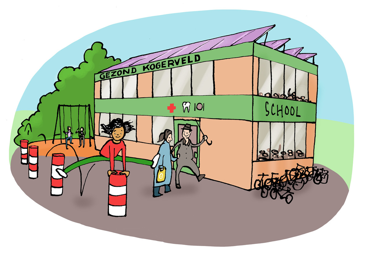 Illustratie Olivier Rijcken Gezond van lijf en geest